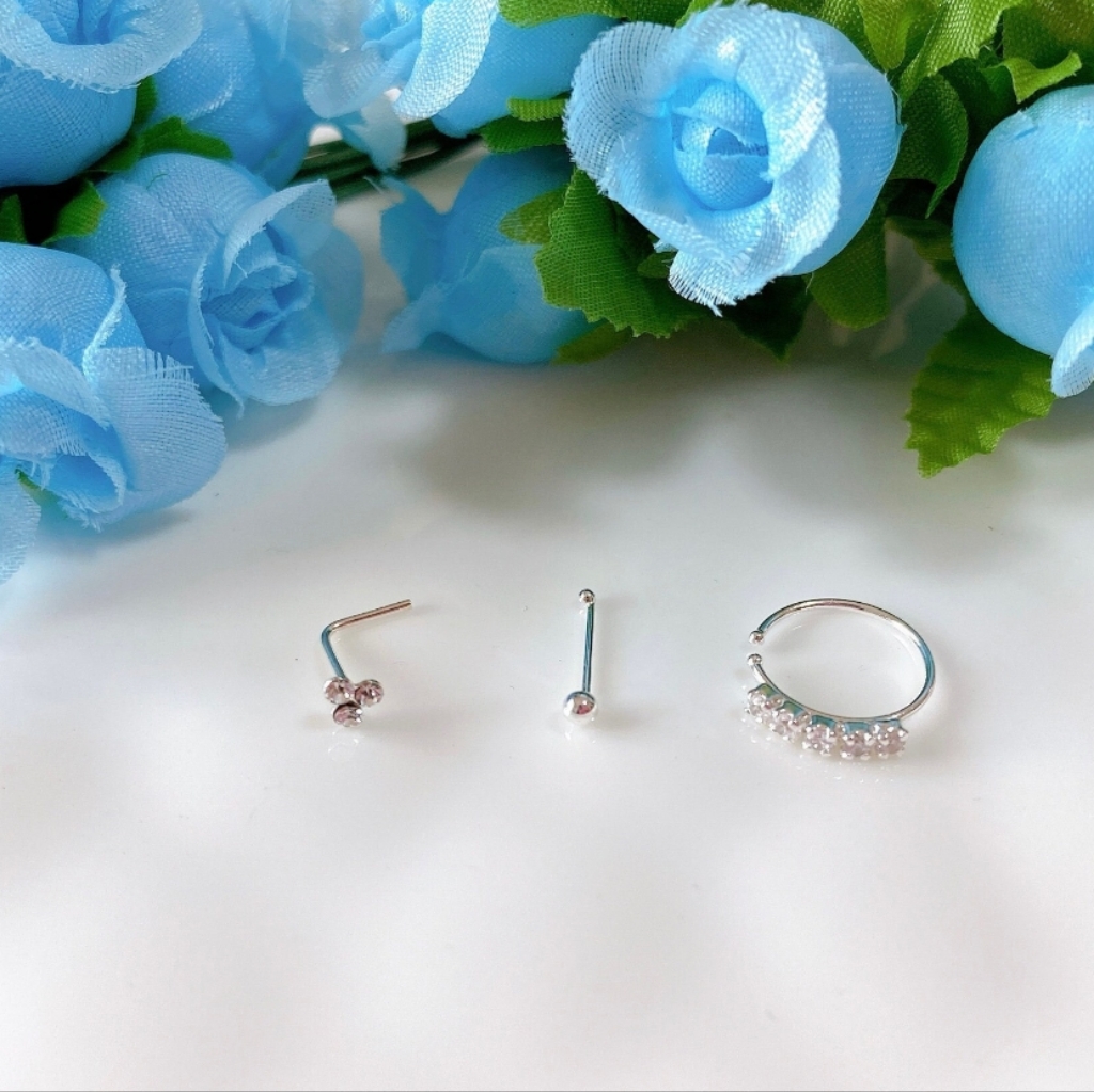 3 Nose Rings
